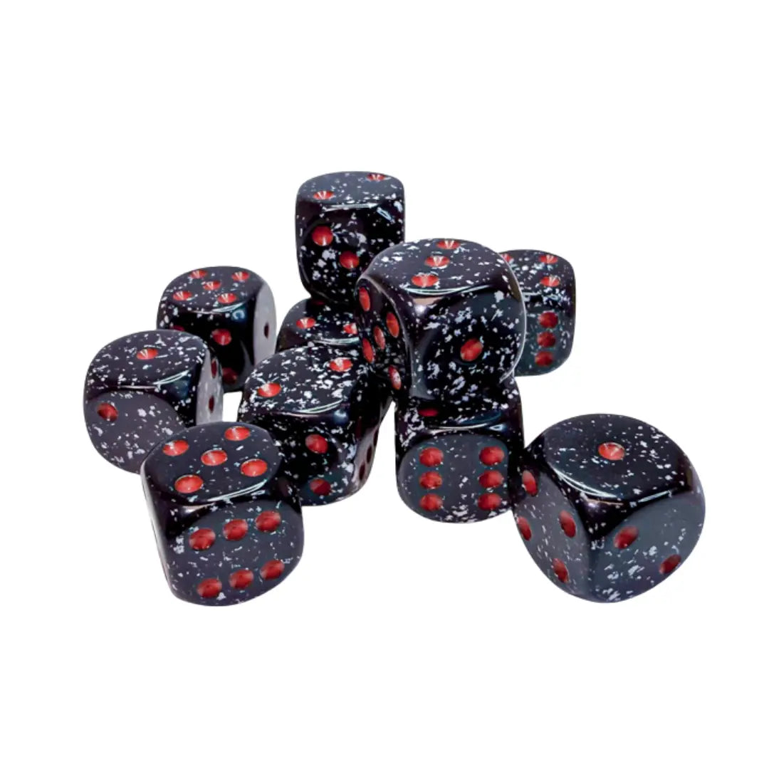 Chessex Speckled Space 16mm d6 Dice Block (12 dice Moonveil Games