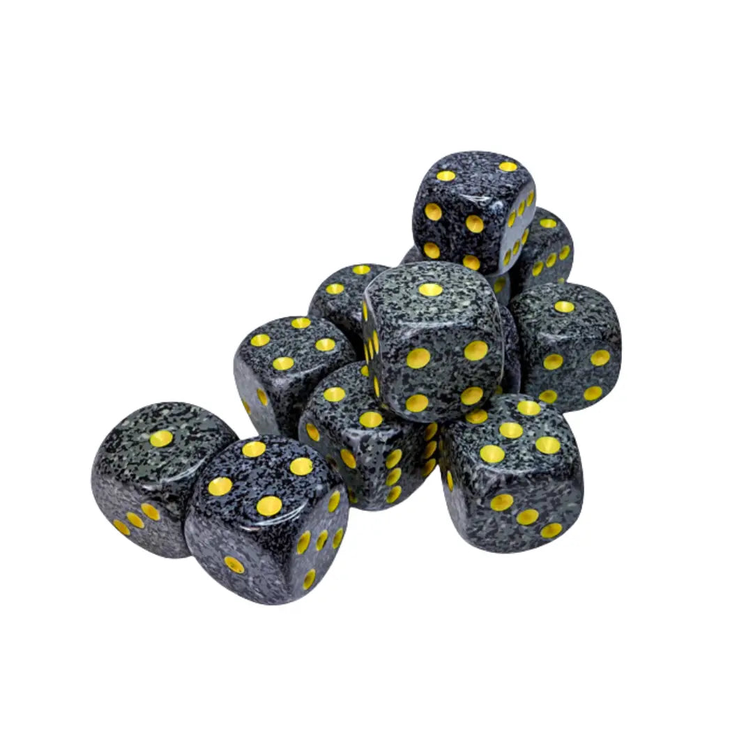 Chessex Speckled Urban Camo 16mm d6 Dice Block (12 dice) Moonveil Games