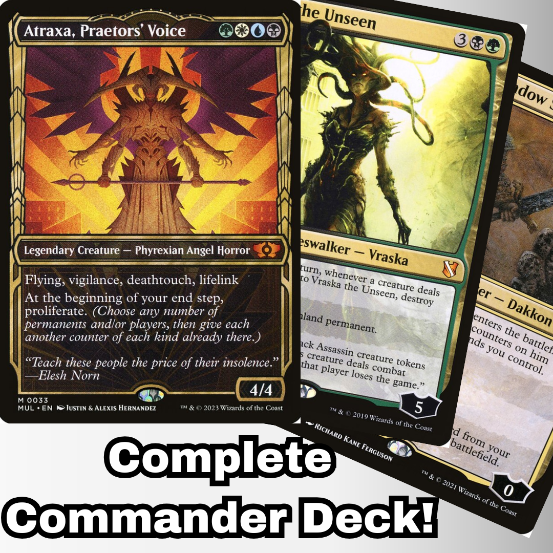 MTG Commander Deck EDH Deck Atraxa, Praetors' Voice 100 Magic