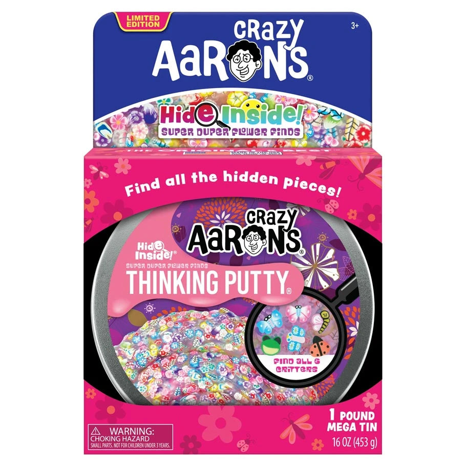 Crazy Aaron's: Thinking Putty: Mega Tin: Super Duper Flower Finds