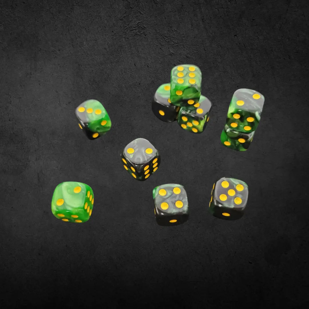 Marbled Six Sided Dice (12mm) Moonveil Games