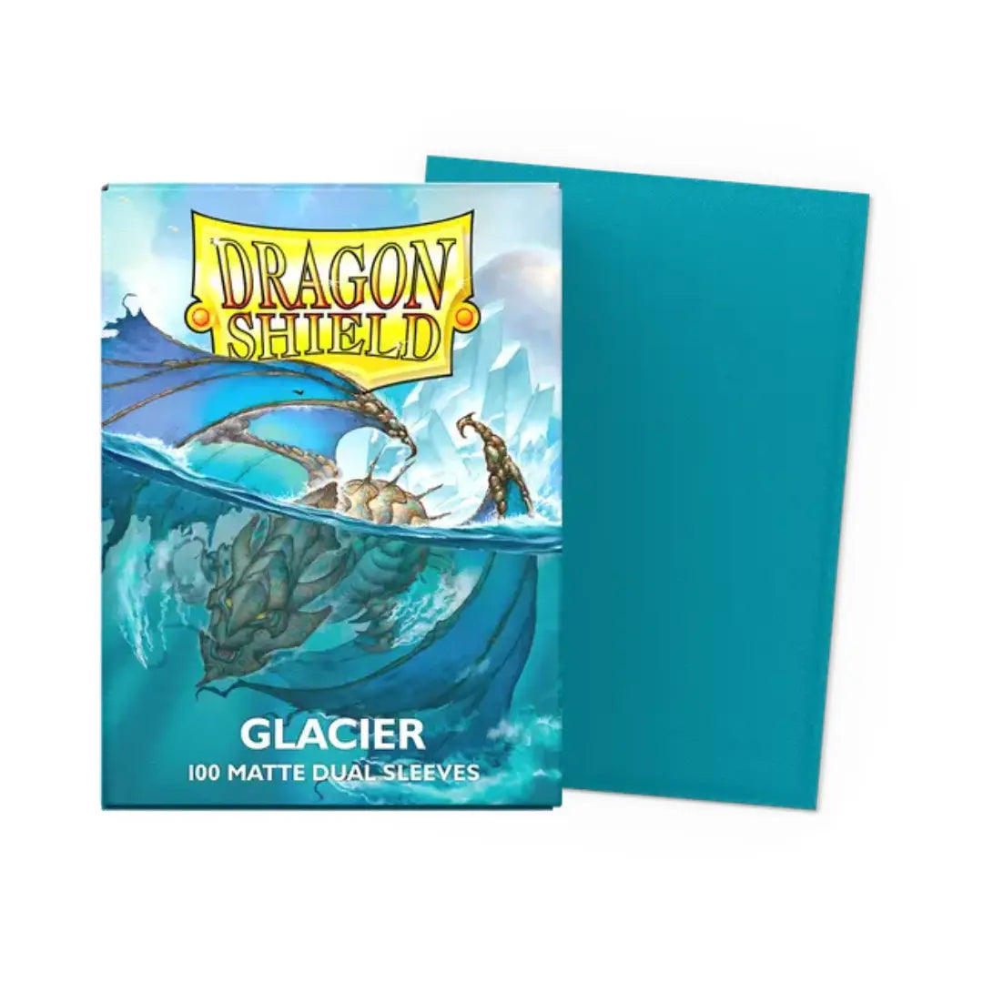 Dragon Shield Glacier - Matte Dual Sleeves - Standard Size Moonveil Games