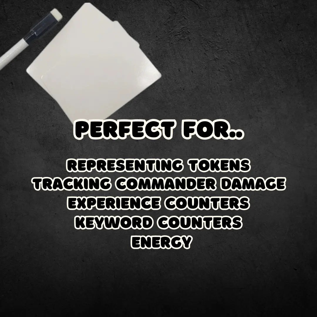 Dry Erase Tokens for Magic the Gathering MTG Reusable Tokens Commander Moonveil Games