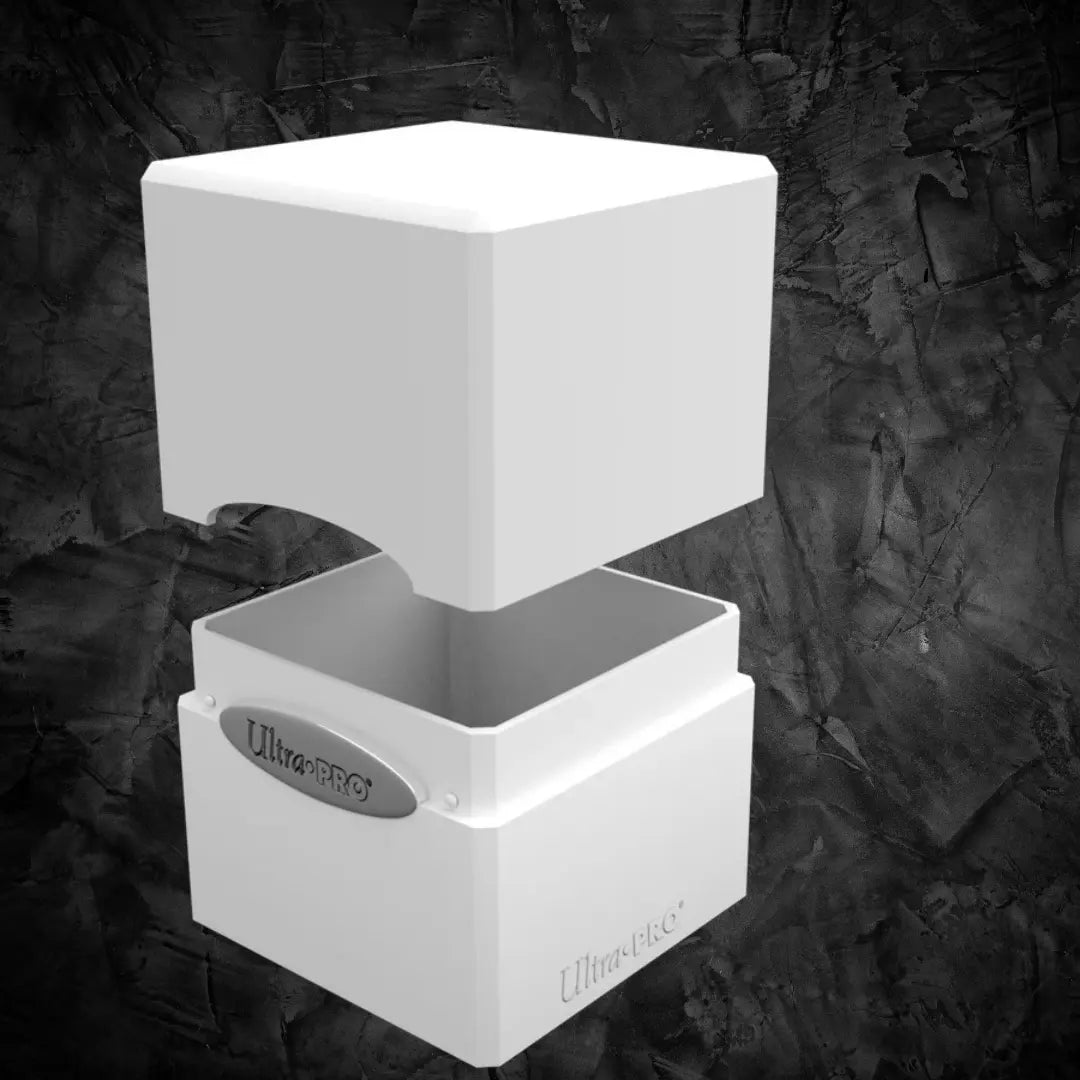 Ultra PRO Classic Satin Cube White Deck Box Moonveil Games