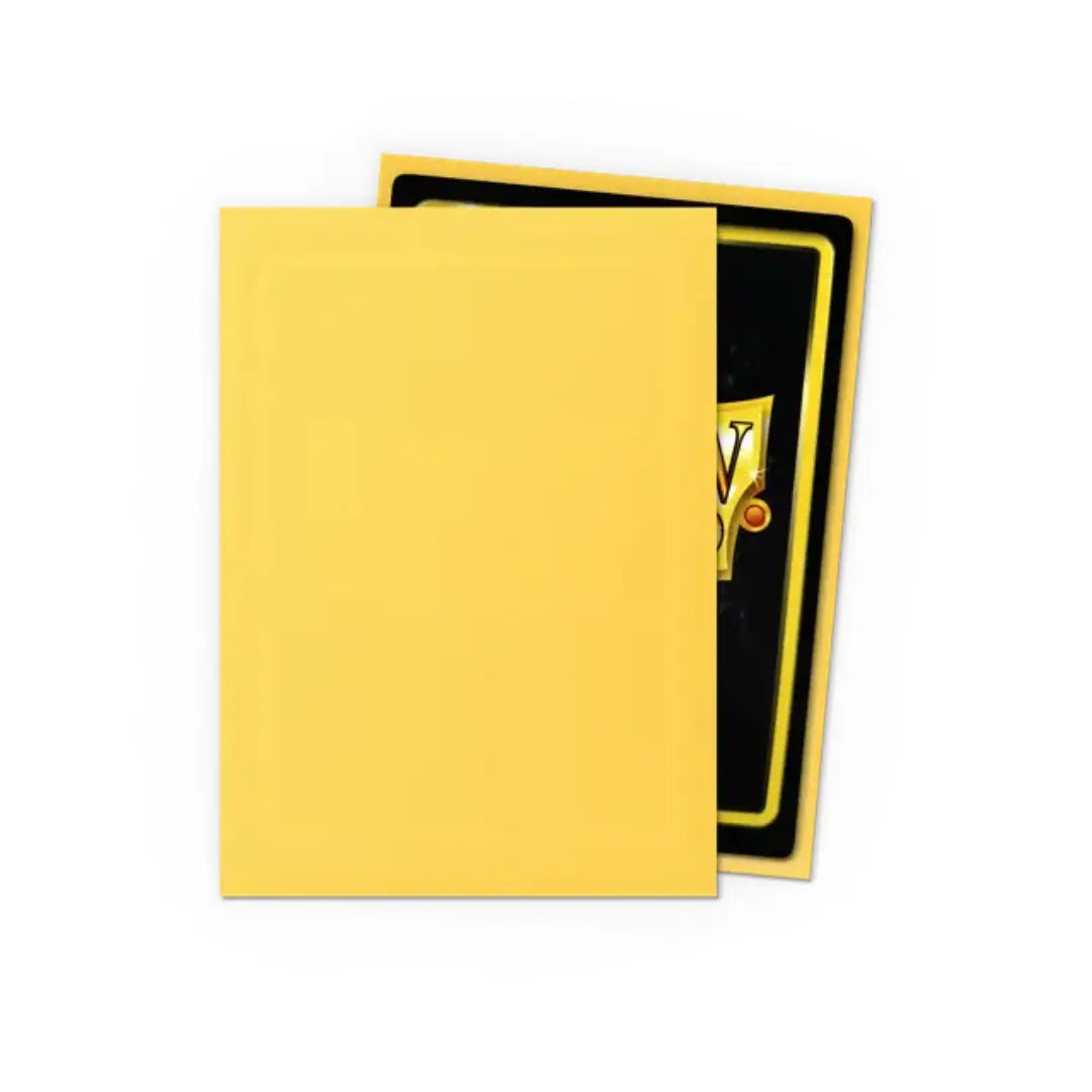 Dragon Shield - Yellow - Matte Sleeves - Standard Size Moonveil Games