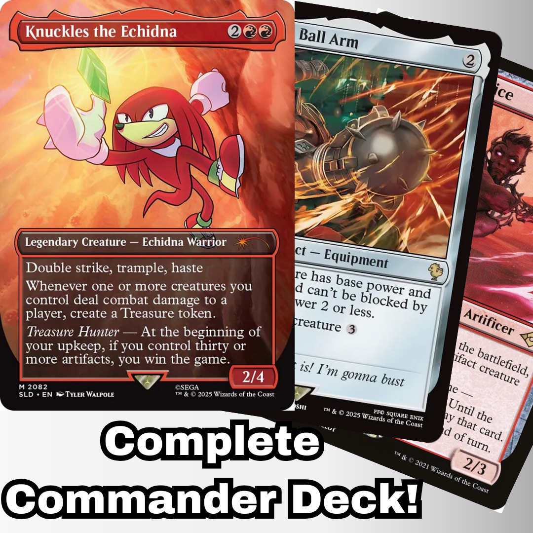 MTG Commander Deck EDH Deck Knuckles the Echidna 100 Magic Cards – Moonveil Games