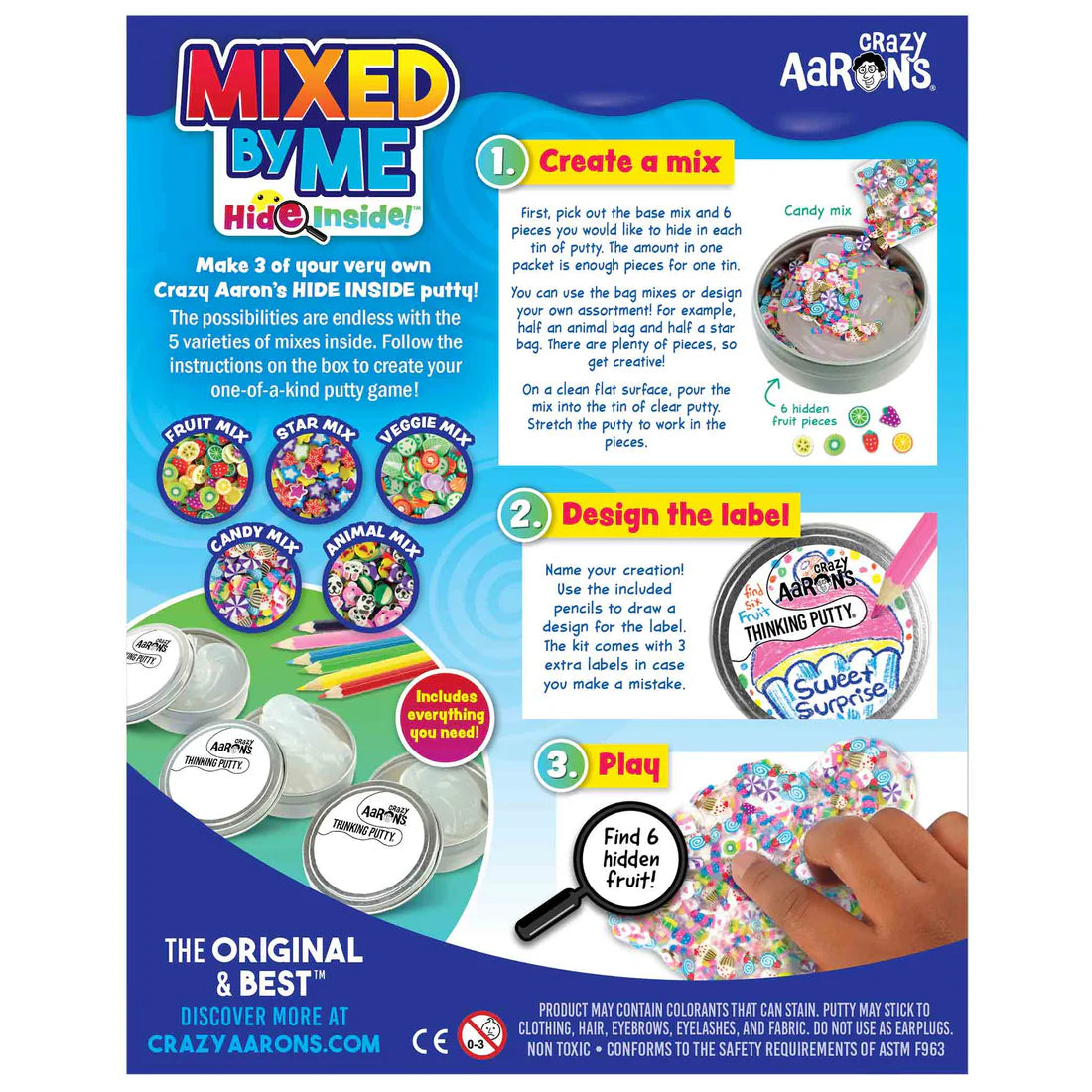 Crazy Aaron's: Thinking Putty: Mixed-by-Me: Hide Inside