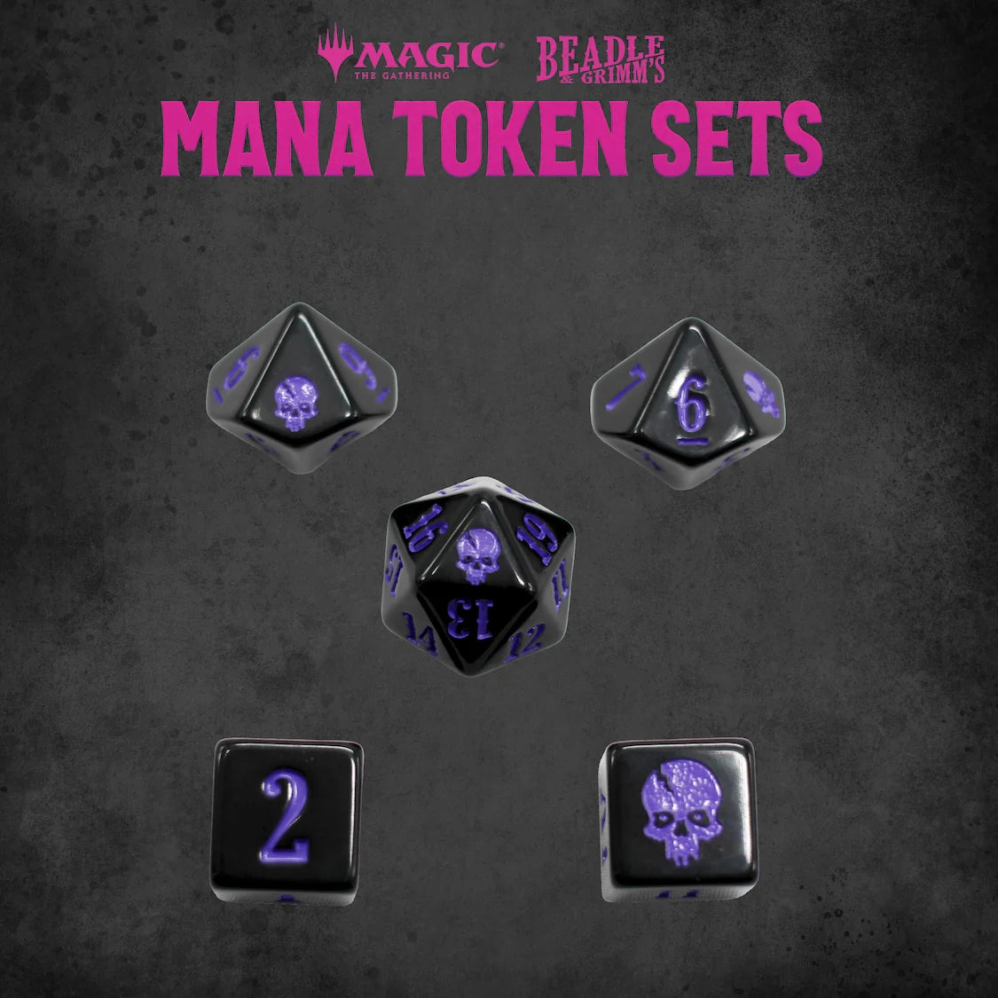 Magic the Gathering Token Set: Beadle & Grimm's Mana Black
