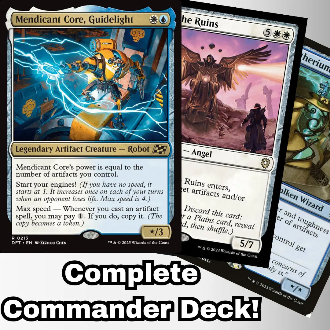 MTG Commander Deck EDH Deck Mendicant Core, Guidelight 100 Magic Cards Moonveil Games MTG Commander Deck EDH Deck Mendicant Core, Guidelight 100 Magic Cards Moonveil Games