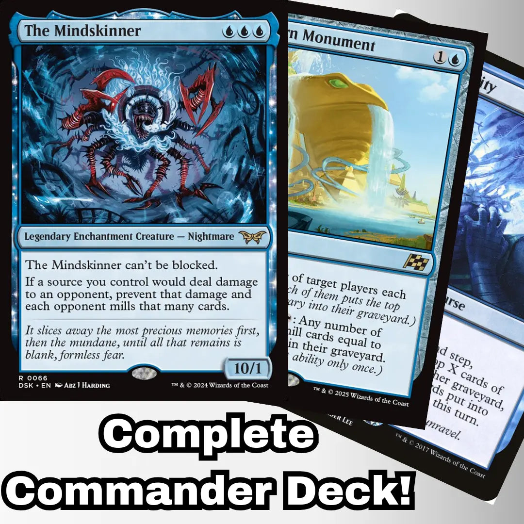 MTG Commander EDH Deck The Mindskinner 100 Magic Cards Custom Deck Moonveil Games MTG Commander EDH Deck The Mindskinner 100 Magic Cards Custom Deck Moonveil Games