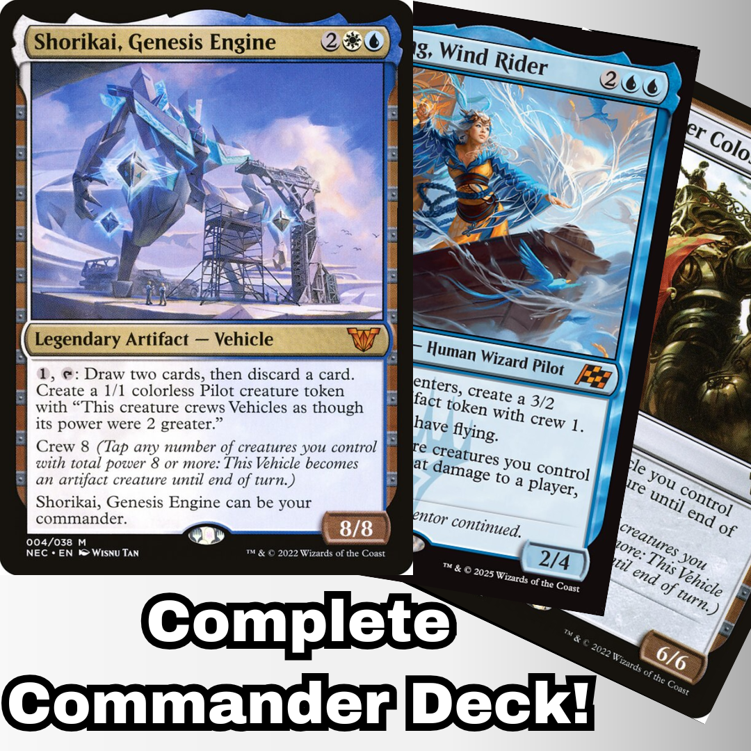 MTG Commander Deck EDH Deck Shorikai, Genesis Engine 100 Magic Cards C –  Moonveil Games