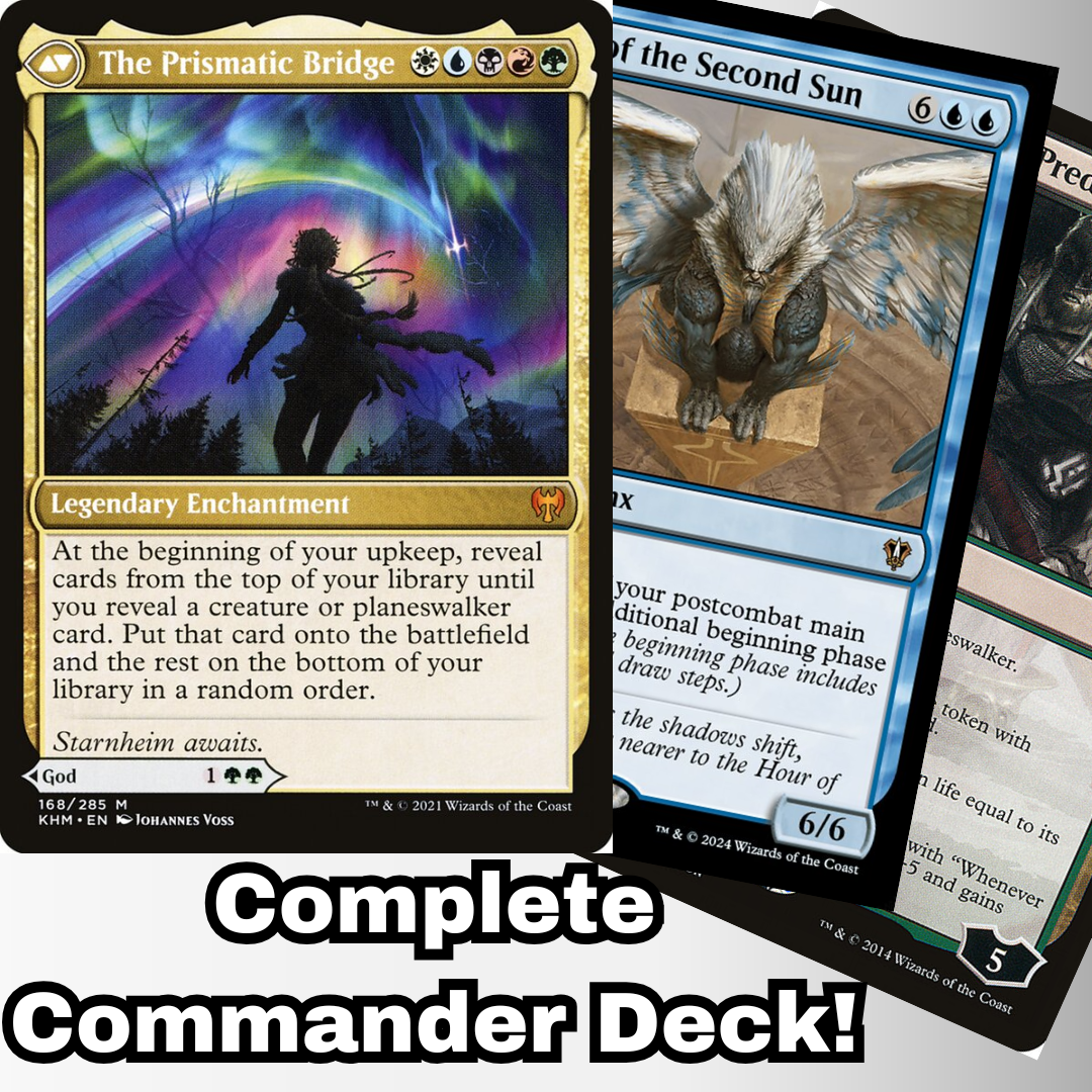 MTG Commander Deck EDH Deck The Prismatic Bridge 100 Magic Cards – Moonveil  Games