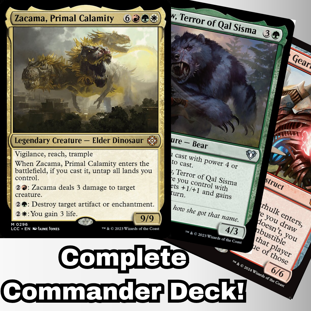 MTG Commander Deck EDH Deck Zacama, Primal Calamity 100 Magic