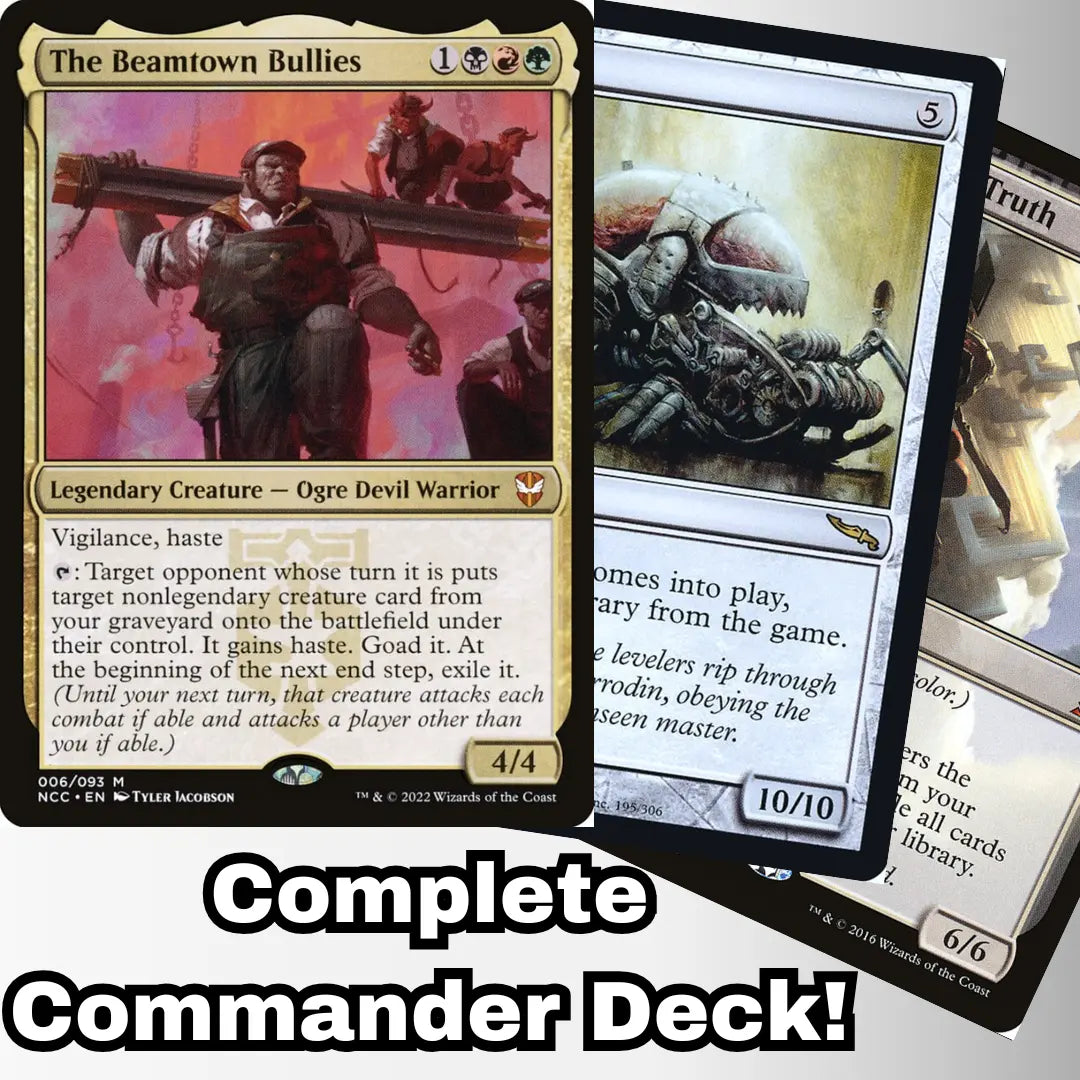 MTG Commander Deck EDH Deck The Beamtown Bullies 100 Magic Cards Moonveil Games MTG Commander Deck EDH Deck The Beamtown Bullies 100 Magic Cards Moonveil Games