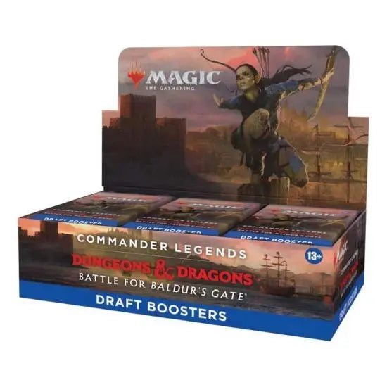 Commander Legends Dungeons & Dragons Battle for Baldur's Gate Draft Booster Box Moonveil Games