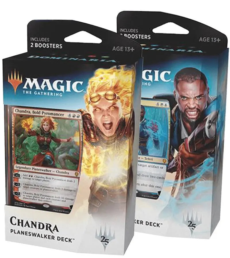 Magic the Gathering Dominaria Teferi & Chandra Planeswalker Decks Set of 2 Moonveil Games