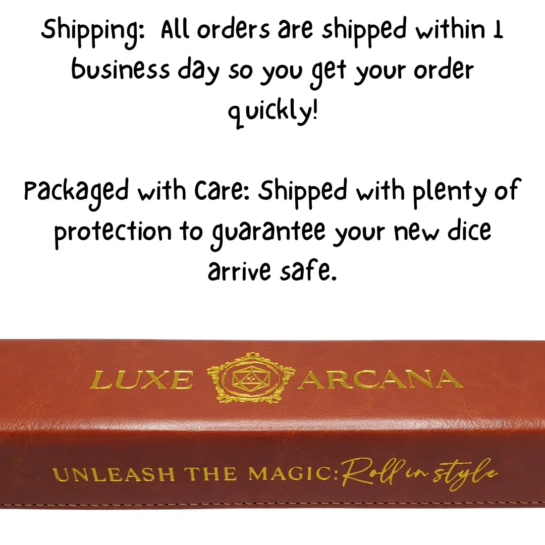 Luxe Arcana Dice: Pink Opal Moonveil Games