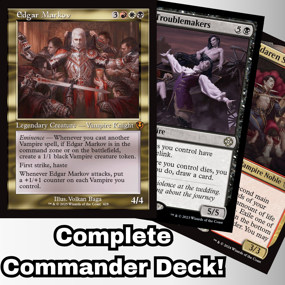 MTG Commander Vampire Deck EDH Deck Edgar Markov 100 Magic Cards