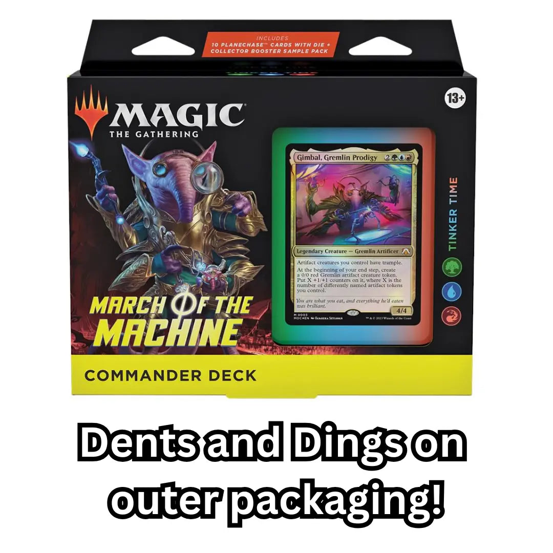 March of the Machine Commander Deck Tinker Time Magic the Gathering (dents and dings discount) Moonveil Games
