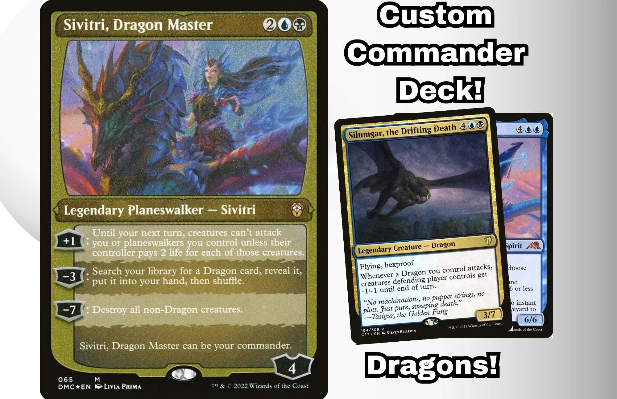 MTG Commander Deck EDH Deck Sivitri, Dragon Master 100 Magic Cards Custom Deck Dragons Dragon Tribal MTG Commander Deck EDH Deck Sivitri, Dragon Master 100 Magic Cards Custom Deck Dragons Dragon Tribal