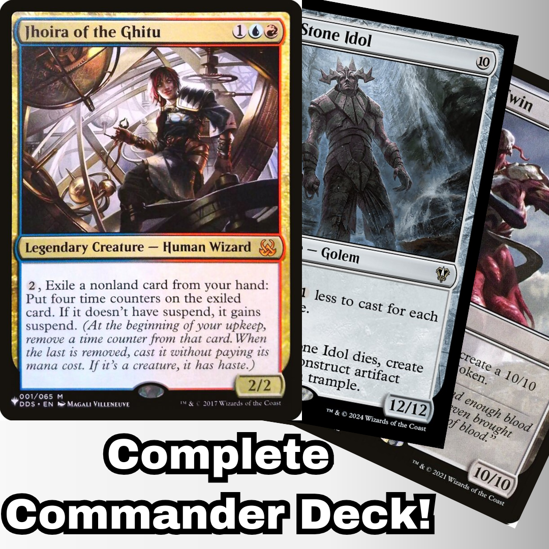 MTG Commander EDH Jhoira of the Ghitu 100 Magic Cards Custom Moonveil Games MTG Commander EDH Jhoira of the Ghitu 100 Magic Cards Custom Moonveil Games