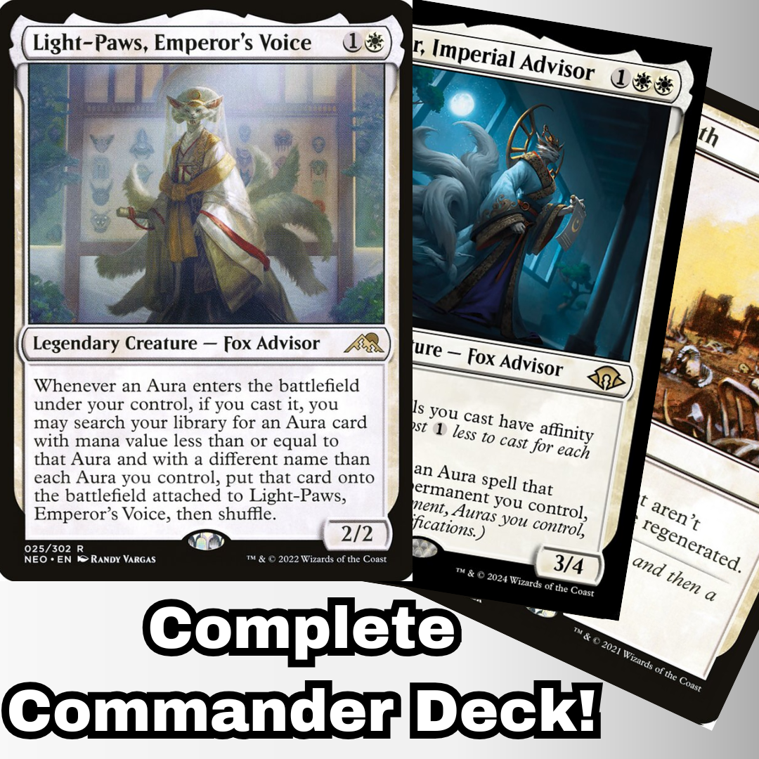MTG Commander Deck EDH Deck Light-Paws, Emperor's Voice 100 Magic –  Moonveil Games