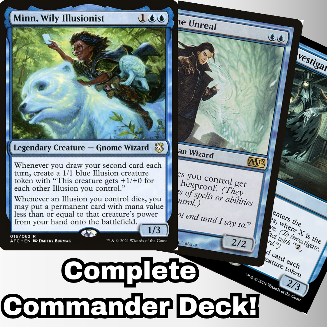 Illusion Tribal Commander EDH Deck - hotsell Minn, Wily Illusionist - MTG Magic Wheel