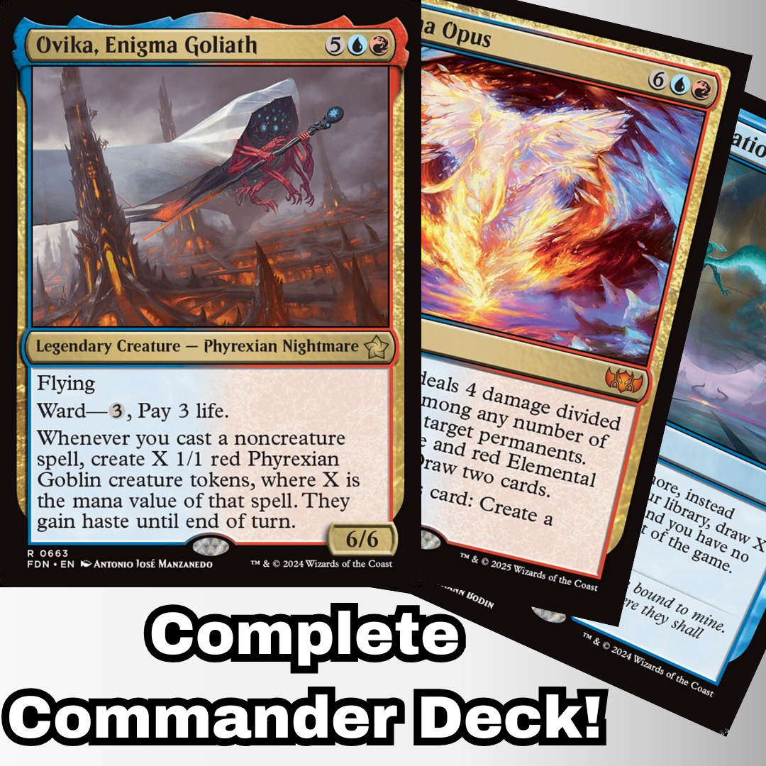 MTG Commander EDH Deck Ovika, Enigma Goliath 100 Magic Cards Custom De –  Moonveil Games