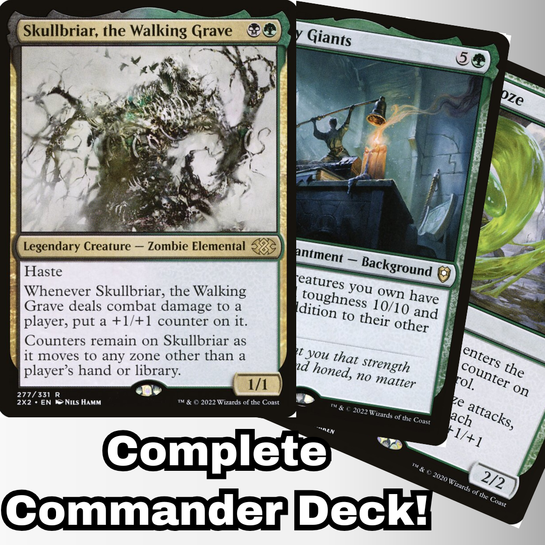 MTG Commander Deck EDH Deck Skullbriar, the Walking Grave 100 Magic –  Moonveil Games