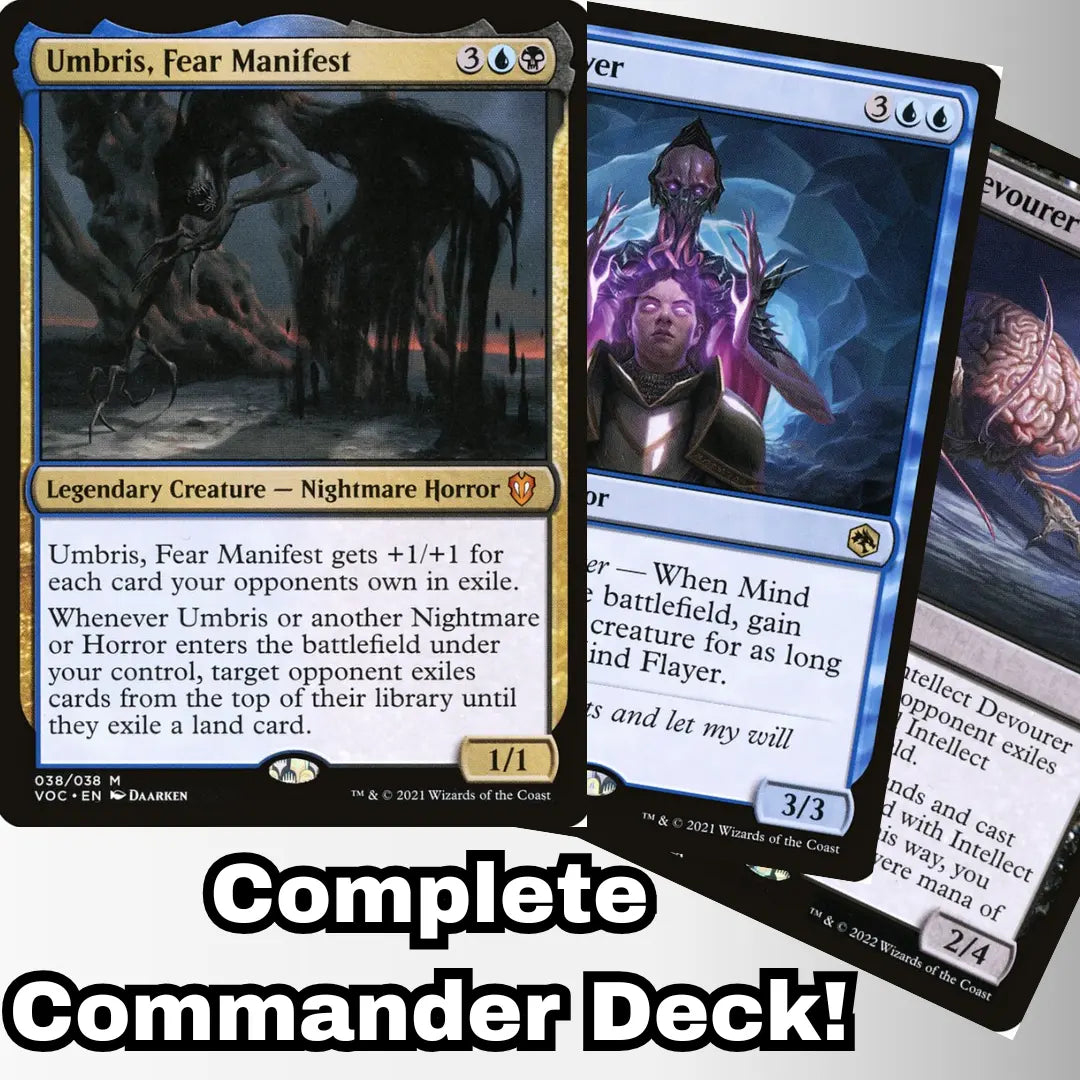 mtg fear cards MTG Commander Deck EDH Deck Umbris, Fear Manifest 100 Magic Cards – Moonveil Games