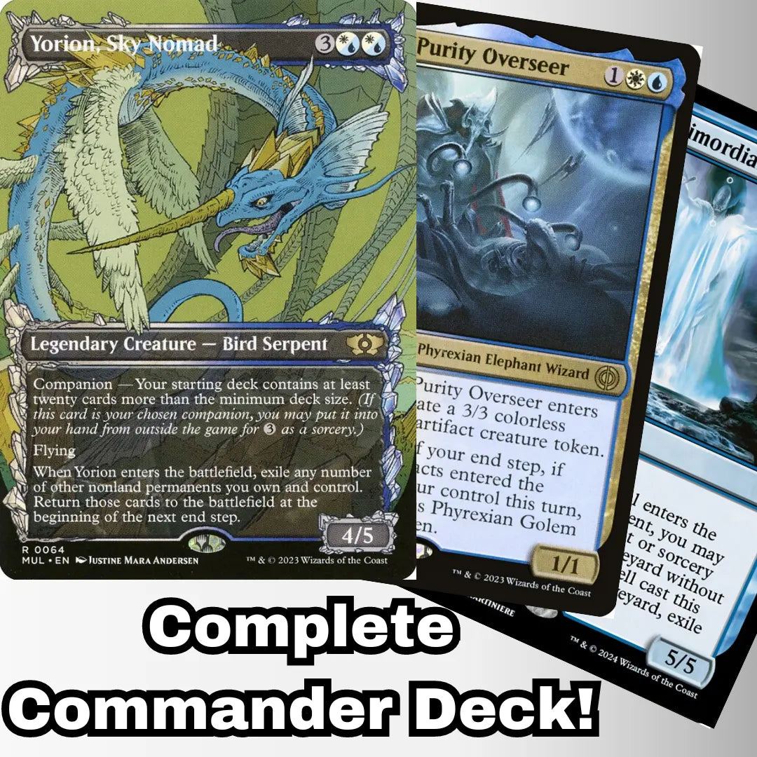 100 Card Custom Deck Mystery Custom EDH/Commander Deck - 100-Card Ready-to-Play Magic: The Gathering Deck Mtg Deck Holder 100 Card Custom Deck Mystery Custom EDH/Commander Deck - 100-Card Ready-to-Play Magic: The Gathering Deck Mtg Deck Holder