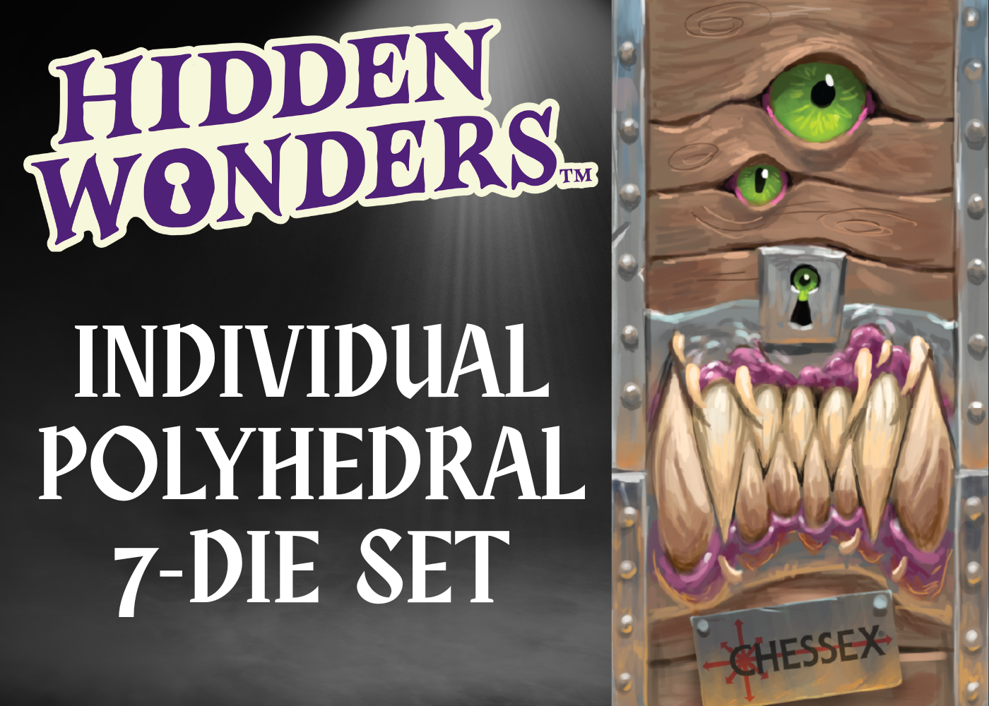 Chessex Hidden Wonders: Polyhedral 7-Die Set Blind Mystery Box Moonveil Games