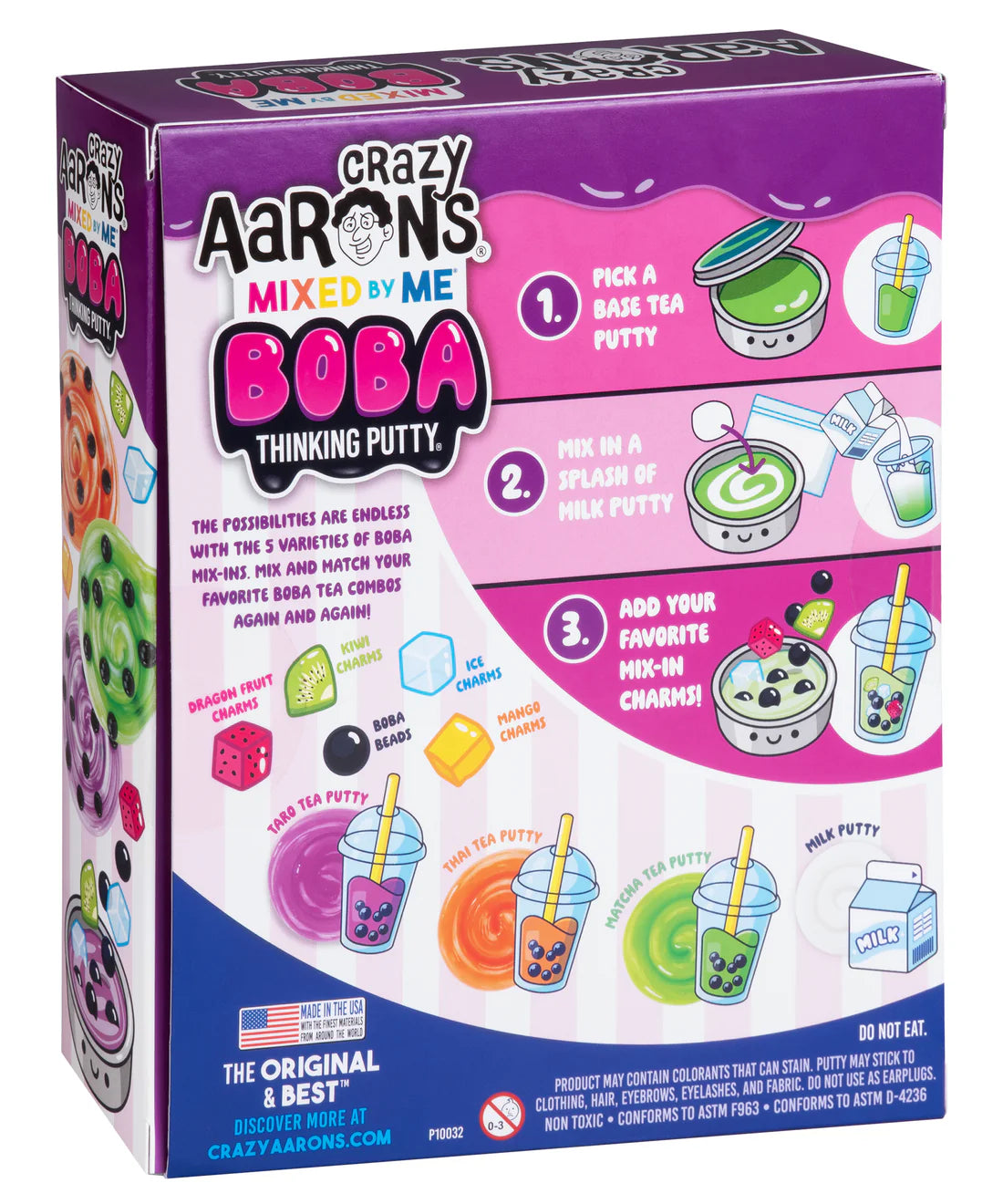 Crazy Aaron's: Thinking Putty: Mixed-by-Me: Boba Tea Kit