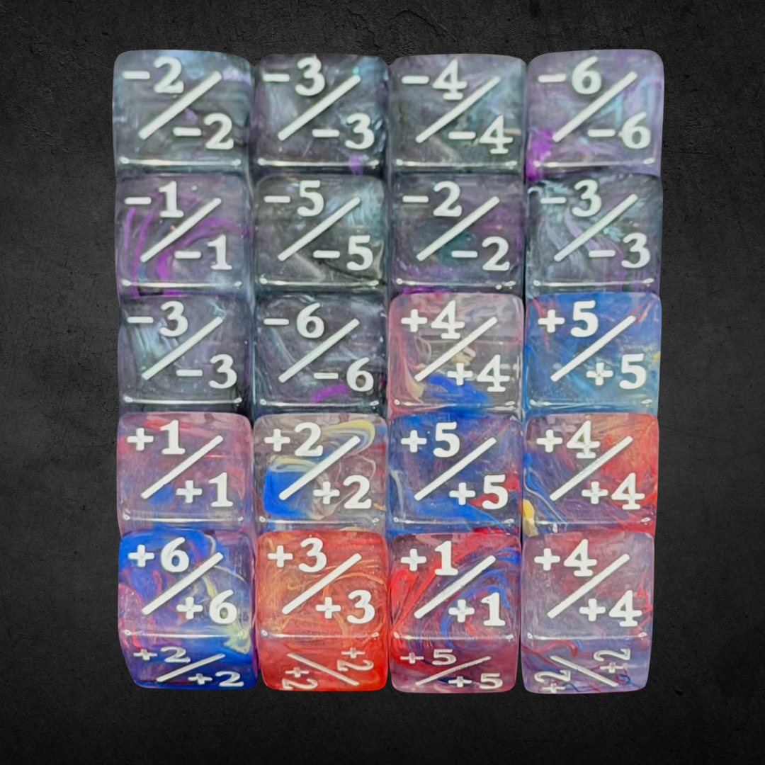 Counter and Stat Tracking Dice Set