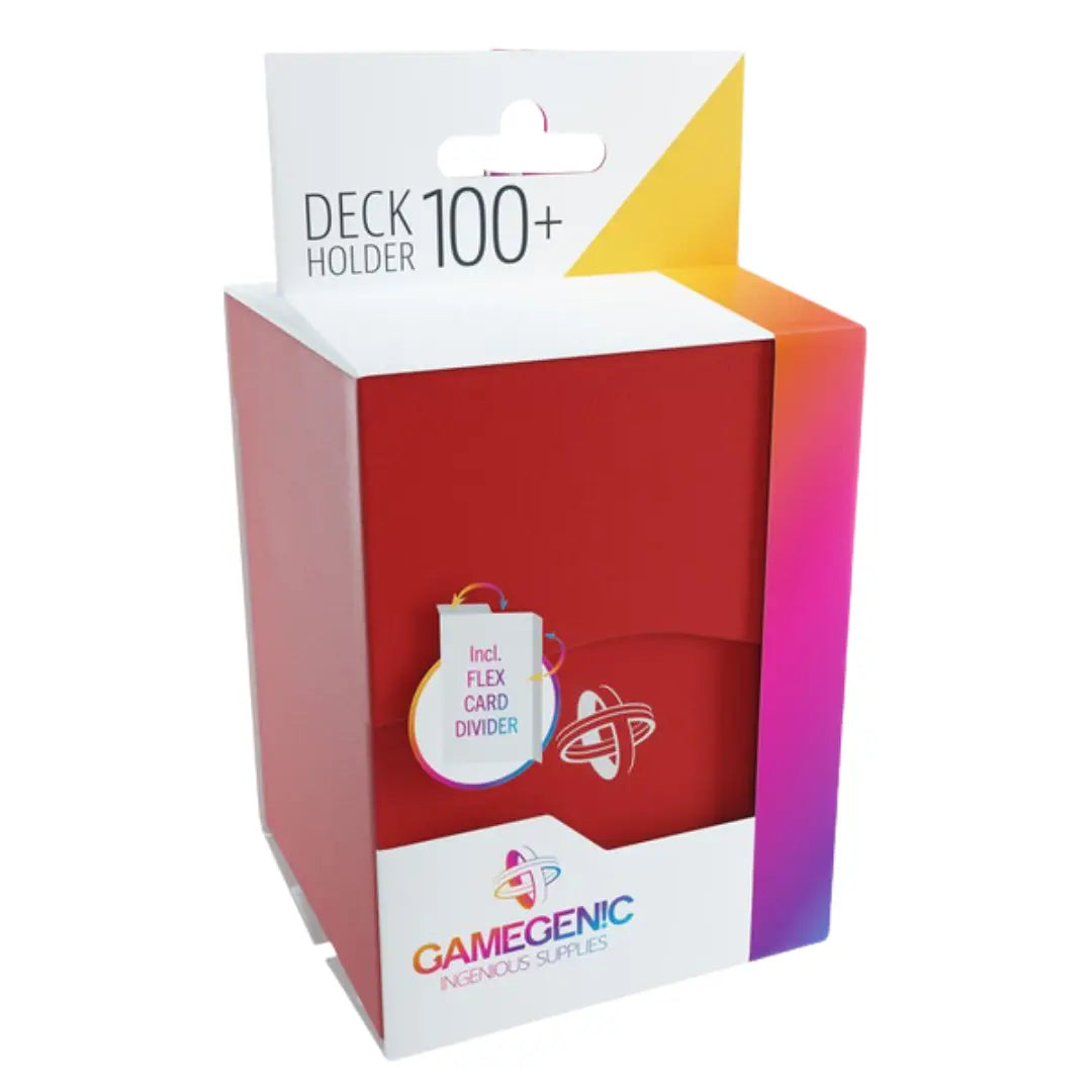 Gamegenic DECK HOLDER 100+ Red Deck Box Moonveil Games