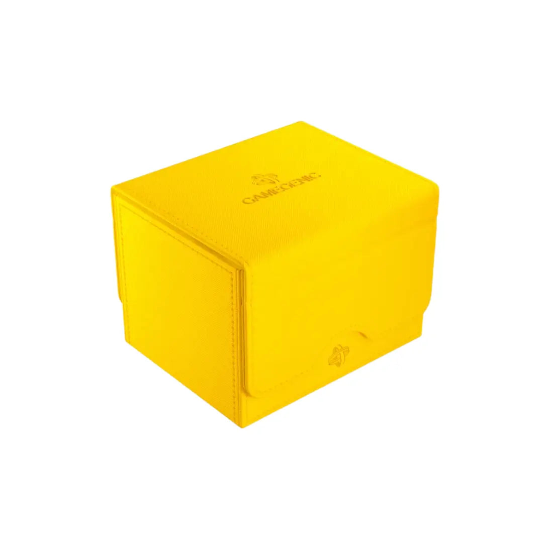 GameGenic Sidekick: 100+ XL CONVERTIBLE Yellow Deck Box Moonveil Games