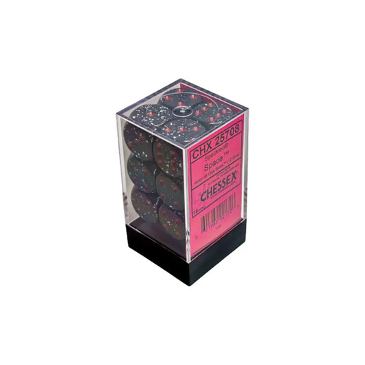 Chessex Speckled Space 16mm d6 Dice Block (12 dice Moonveil Games