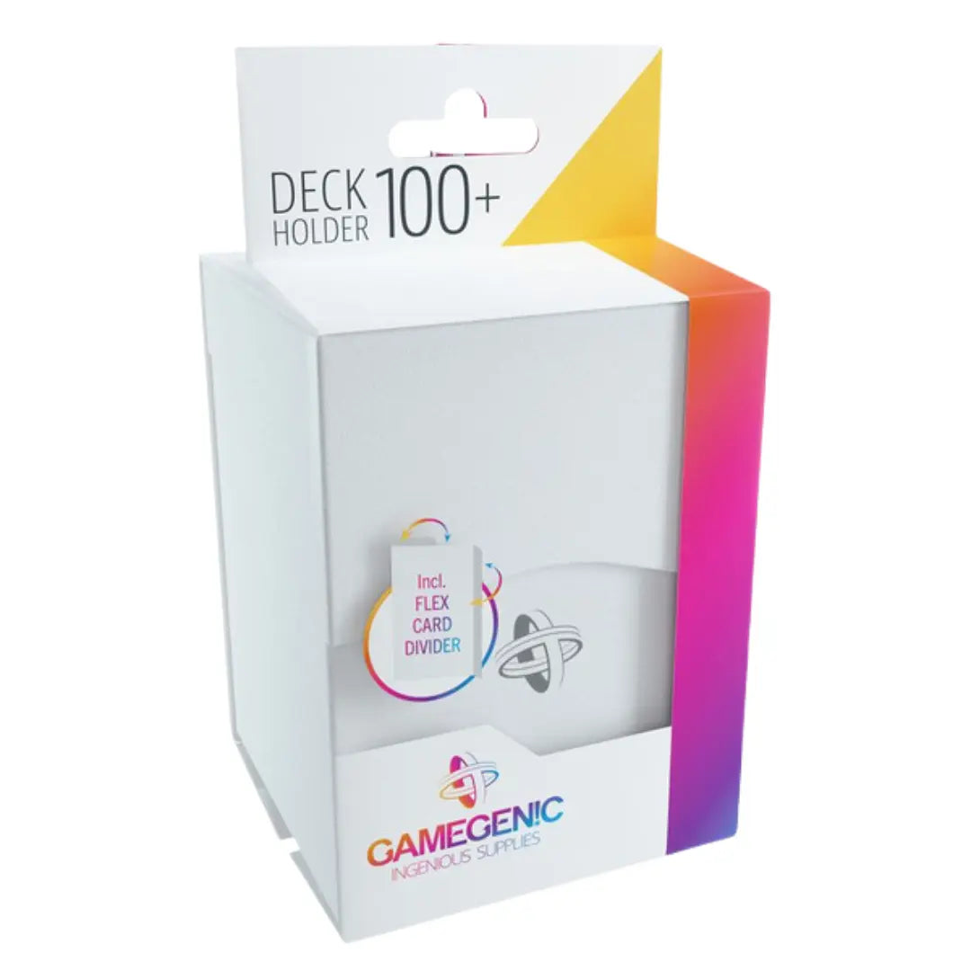 Gamegenic DECK HOLDER 100+ White Deck Box Moonveil Games