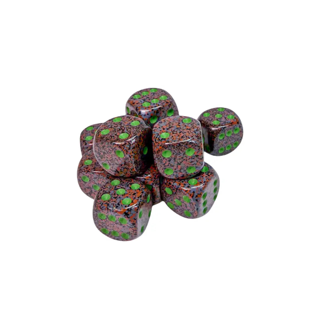 Chessex Speckled Earth 16mm d6 Dice Block (12 dice) Moonveil Games