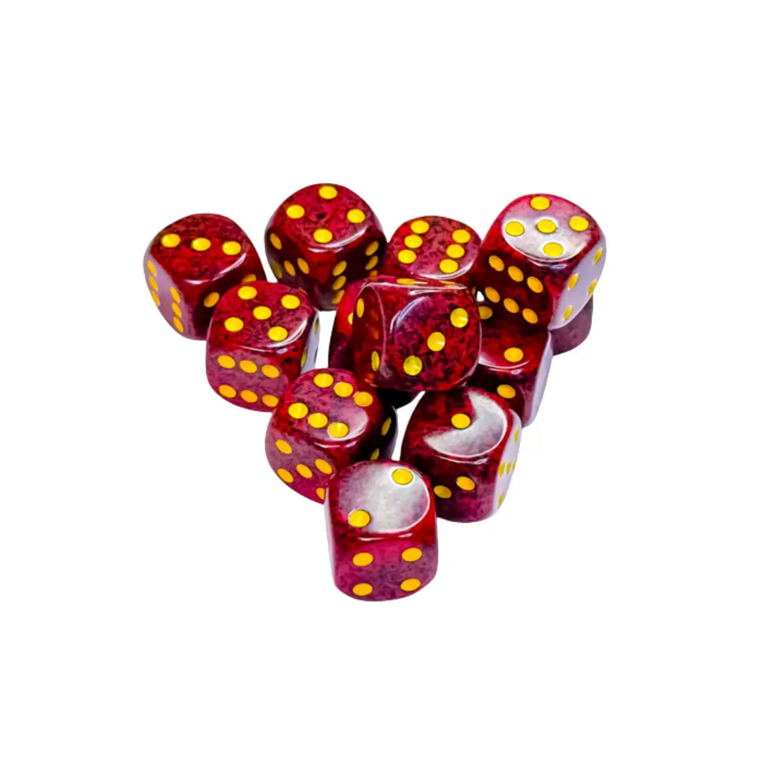 Chessex Speckled Mercury 16mm d6 Dice Block (12 dice) Moonveil Games