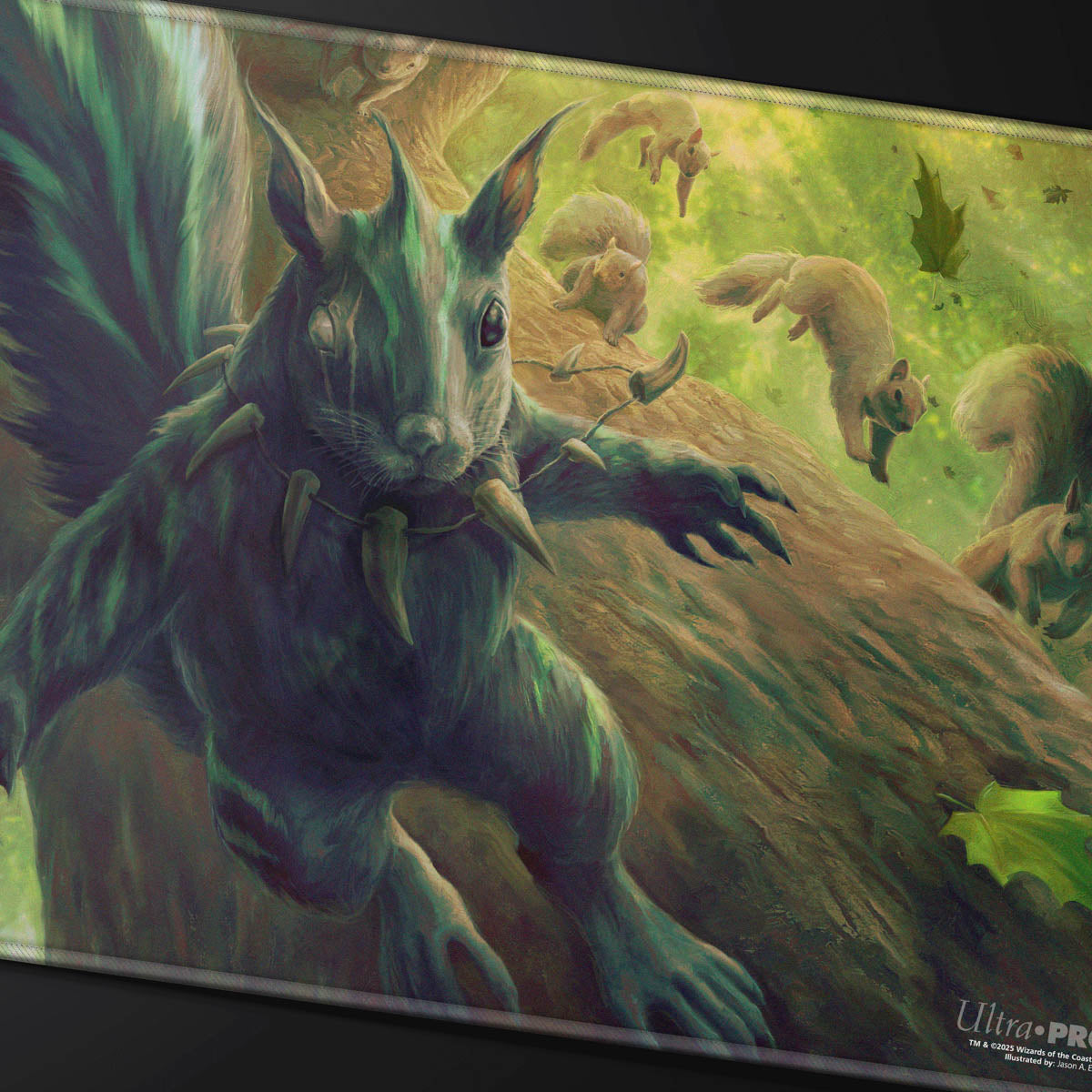 Ultra Pro Commander Series #6 Chatterfang, Squirrel General Stitched Playmat for Magic: The Gathering