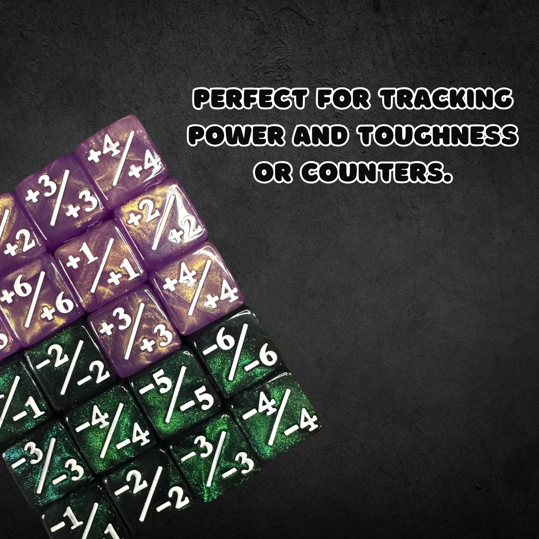 Counter and Stat Tracking Dice Set