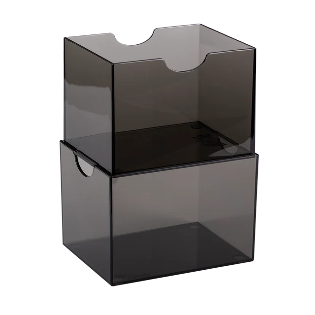 Dragon Shield: Strongbox: 100+ Clear Black Deck Box