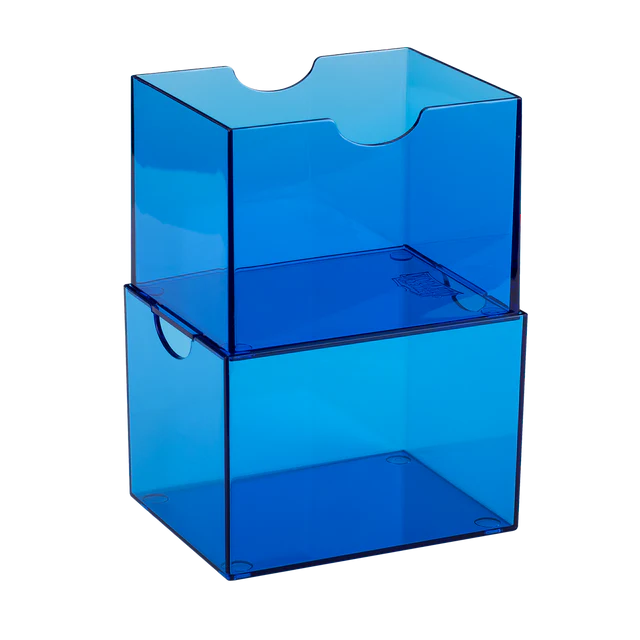 Dragon Shield: Strongbox: 100+ Clear Blue Deck Box