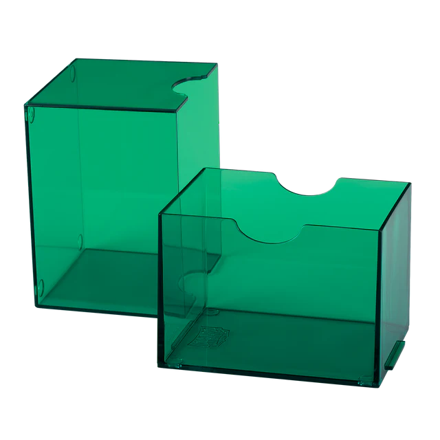 Dragon Shield: Strongbox: 100+ Clear Green Deck Box