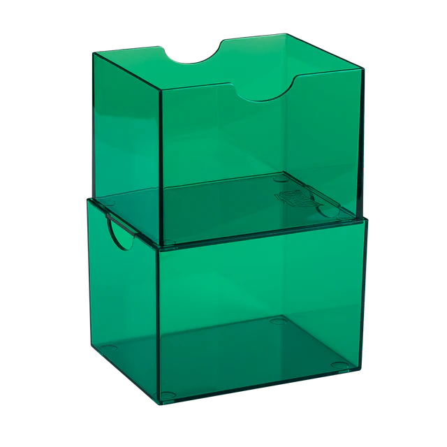Dragon Shield: Strongbox: 100+ Clear Green Deck Box