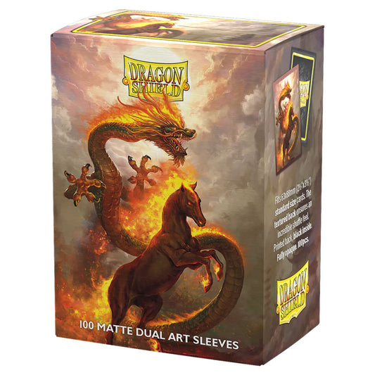 Dragon Shield: Art: Dual Matte: Fire Horse