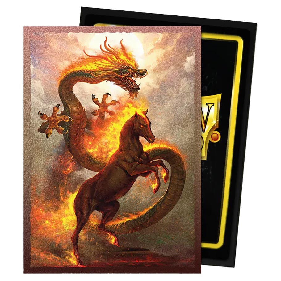Dragon Shield: Art: Dual Matte: Fire Horse