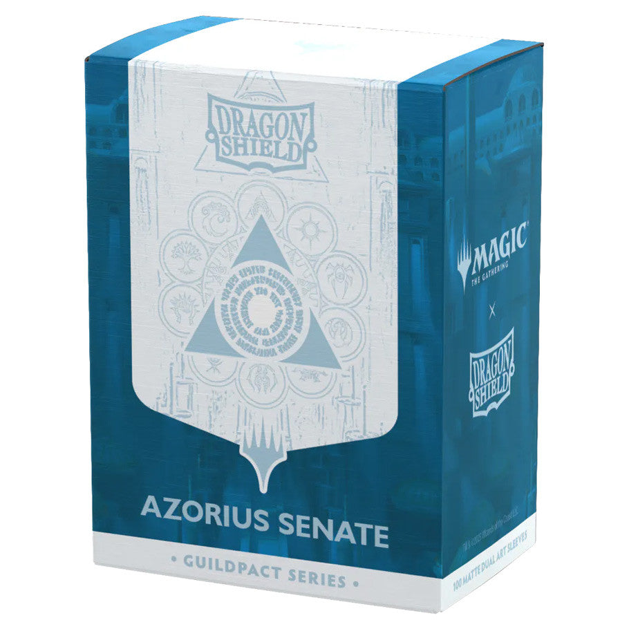 Dragon Shield Guildpact Series - Azorius Senate - Matte Dual Art Sleeves