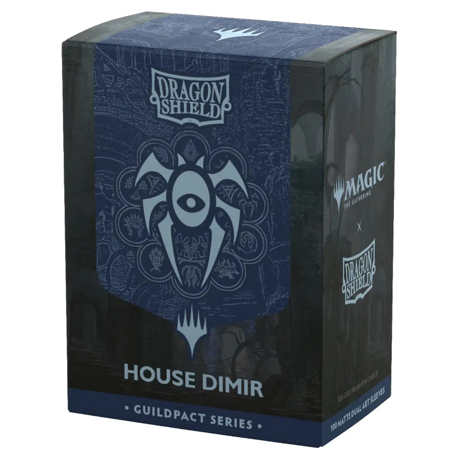 Dragon Shield Guildpact Series - House Dimir  - Matte Dual Art Sleeves